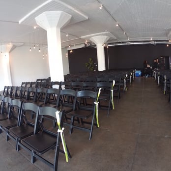Sage Event Planning - Some of the setup for the ceremony with the coordinator at Hudson Loft. - Party & Event Planning Near Me