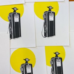 Atlanta Printmakers Studio - It was fun to see artists at work at the grand opening