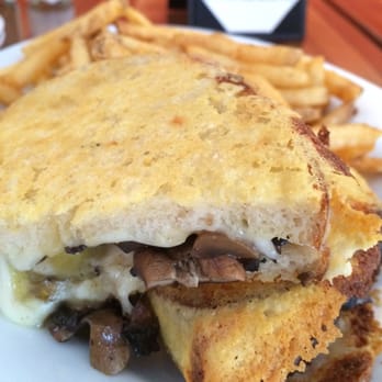 Ten Mile House - Crispy Grilled Cheese with mushrooms - American Near Me - Evanston, Illinois Ten Mile House - Crispy Grilled Cheese with mushrooms - American Near Me - Evanston, Illinois