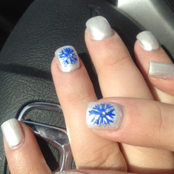 Apple Nails - Another amazing winter inspired design from Jenny! Thank you!! - Nail Salons Near Me - Cypress, California