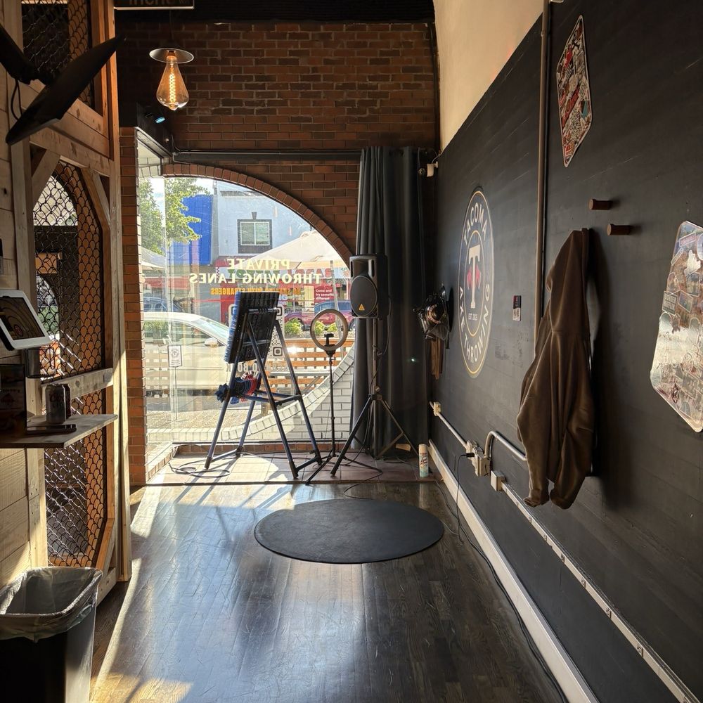 Tacoma Axe Throwing - Inside facility - Axe Throwing Near Me - Tacoma, Washington Tacoma Axe Throwing - Inside facility - Axe Throwing Near Me - Tacoma, Washington