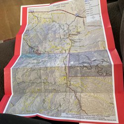 Hualapai Mountain Park Ranger Station - Map for trails to ride on