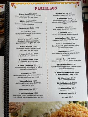 Menu photo 7 Los Laureles Caffe 2 San Antonio, TX Menu photo 7 Los Laureles Caffe 2 San Antonio, TX