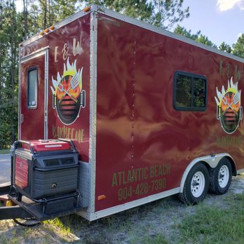 E & W Barbeque - a red food trailer - Food Trucks Near Me E & W Barbeque - a red food trailer - Food Trucks Near Me
