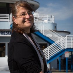 Kayla Garnet Rose, Ph.D. - Performing a wedding ceremony at the Santa Cruz wharf