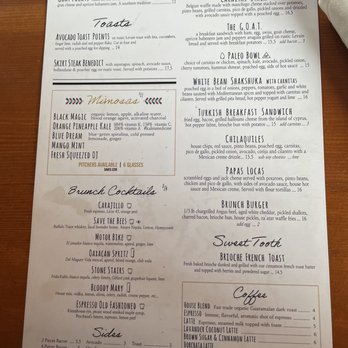 Madison - Menu 1/2023 - Italian Near Me - San Diego, California