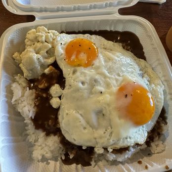 Hamada General Store - Braised Beef Loco-Moco - Salad Near Me - Honolulu, Hawaii Hamada General Store - Braised Beef Loco-Moco - Salad Near Me - Honolulu, Hawaii