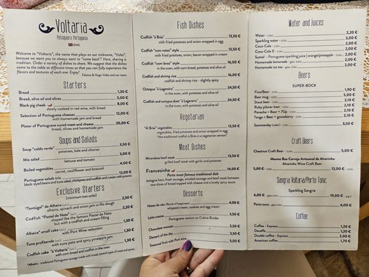 Menu photo 1 Petisqueira Voltaria Porto, 13