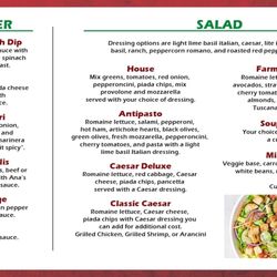 Nico & Ana's - Menu