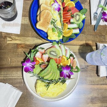 Salseria - Top is the A La Mexican Omelette plate served as shown. Bottom is the avocado toast - served as shown. - Tacos Near Me - Webster, Texas