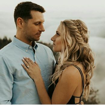 Hair by Jamie B - Did this beautiful bride to be hair for her engagement photoshoot! - Hair Stylists Near Me Hair by Jamie B - Did this beautiful bride to be hair for her engagement photoshoot! - Hair Stylists Near Me