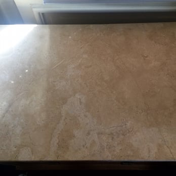 Radiant Restoration Services - My repaired travertine table top! - General Contractors Near Me - La Habra, California Radiant Restoration Services - My repaired travertine table top! - General Contractors Near Me - La Habra, California