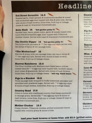 Menu photo 2 WiseCracks Cafe Corvallis, OR