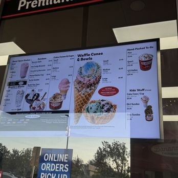 Bruster's Real Ice Cream - Menu - Desserts Near Me - Whittier, California