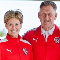 John Smith Sports - John Smith with daughter Felicity Smith Day