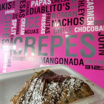 La Michoacana Plus Crepes - The Michoacana Crepe (strawberry, Nutella, and banana) - Creperies Near Me - Des Plaines, Illinois La Michoacana Plus Crepes - The Michoacana Crepe (strawberry, Nutella, and banana) - Creperies Near Me - Des Plaines, Illinois
