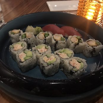 Morimoto - California roll, shrimp tempura roll and tuna sushi - Japanese Near Me - Las Vegas, Nevada
