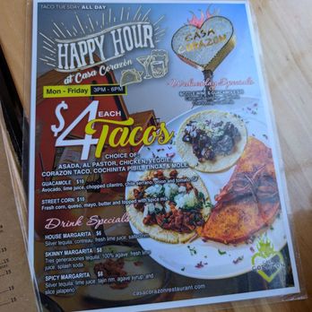 Casa Corazon Restaurant - Happy hour - Mexican Near Me - Phoenix, Arizona
