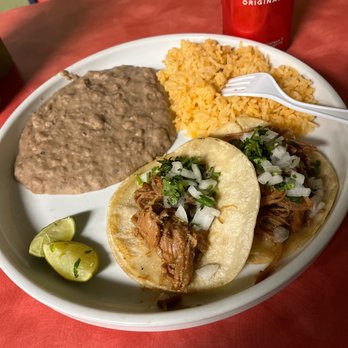Pantera Market 2 - Carnitas tacos, rice and beans. - Grocery Near Me - Nampa, Idaho