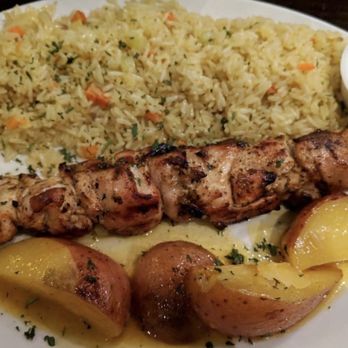 Sotiris Authentic Greek Cuisine - Chicken Souvlaki Dinner - Greek Near Me - Burlington, Ontario Sotiris Authentic Greek Cuisine - Chicken Souvlaki Dinner - Greek Near Me - Burlington, Ontario