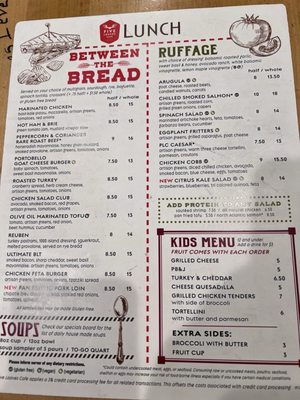 Menu photo 2 Five Loaves Cafe Mt Pleasant, SC Menu photo 2 Five Loaves Cafe Mt Pleasant, SC
