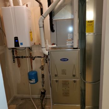 Butler Heating & Air Conditioning - Carrier furnace & Navien tankless water heater install - Heating & Air Conditioning/HVAC Near Me - Dayton, Ohio Butler Heating & Air Conditioning - Carrier furnace & Navien tankless water heater install - Heating & Air Conditioning/HVAC Near Me - Dayton, Ohio