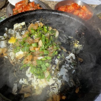 Han Yang - Korean Thistle Rice (곤드레밥) -- I'm literally addicted to this but definitely an acquired taste haha. - Korean Near Me - Buena Park, California Han Yang - Korean Thistle Rice (곤드레밥) -- I'm literally addicted to this but definitely an acquired taste haha. - Korean Near Me - Buena Park, California