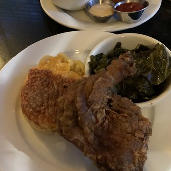Melba's Restaurant - Southern Fried Chicken (DARK), Mac and cheese, and collard greens - Southern Near Me - New York, New York