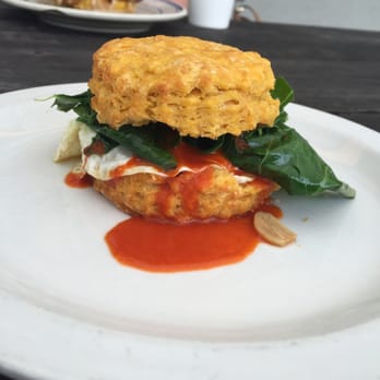 Handsome Biscuit - The Hott Betty ... Sweet potato biscuit with over easy egg, greens and hot sauce .. - Breakfast & Brunch Near Me - Norfolk, Virginia Handsome Biscuit - The Hott Betty ... Sweet potato biscuit with over easy egg, greens and hot sauce .. - Breakfast & Brunch Near Me - Norfolk, Virginia