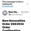 Bare Necessities gift card