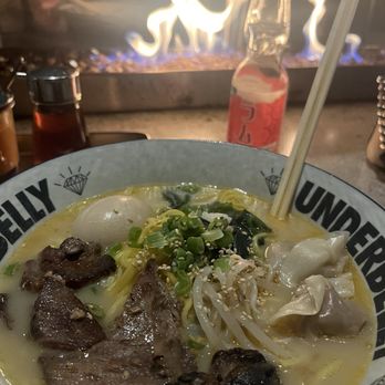 Underbelly - Belly of the Beast Ramen, lychee soda - Ramen Near Me - San Diego, California Underbelly - Belly of the Beast Ramen, lychee soda - Ramen Near Me - San Diego, California