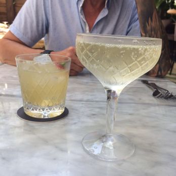 Cecconi's Miami Beach - Cocktails, champagne in an vintage cup - Italian Near Me - Miami Beach, Florida