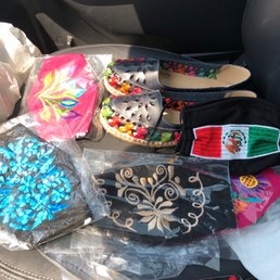 New masks and shoes. New masks and shoes.