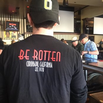 Nicky Rottens - Staff shirts are epic! #BeRotten - Sports Bars Near Me - Coronado, California