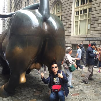 Wall Street - An idiot touching the wrong end of the bull on Wall Street - Local Flavor Near Me - New York, New York Wall Street - An idiot touching the wrong end of the bull on Wall Street - Local Flavor Near Me - New York, New York