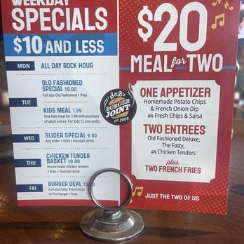 S&B's Burger Joint - 1/2026 weekday specials - Bars Near Me - Oklahoma City, Oklahoma