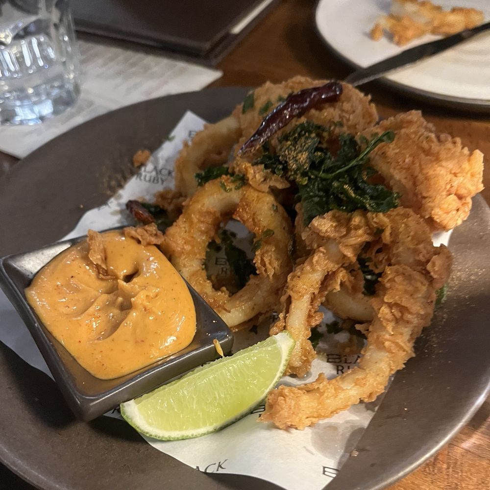 Black Ruby - Thai Herbs Calamari - Asian Fusion Near Me - Cambridge, Massachusetts Black Ruby - Thai Herbs Calamari - Asian Fusion Near Me - Cambridge, Massachusetts
