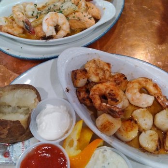 Norma's Seafood & Steak - Captain's Platter (top) and Mother's Day Shrimp & Scallop special. Delicious! - Seafood Near Me - Seaside, Oregon Norma's Seafood & Steak - Captain's Platter (top) and Mother's Day Shrimp & Scallop special. Delicious! - Seafood Near Me - Seaside, Oregon