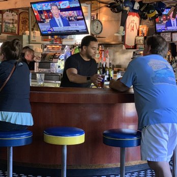 4th Base Restaurant - Owner serving up drinks - Seafood Near Me - West Milwaukee, Wisconsin