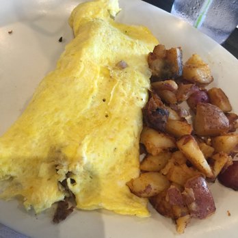 Eggs Up Grill - Philly Cheesesteak Omlette and sweet potato pecan pancake - Breakfast & Brunch Near Me - Columbia, South Carolina