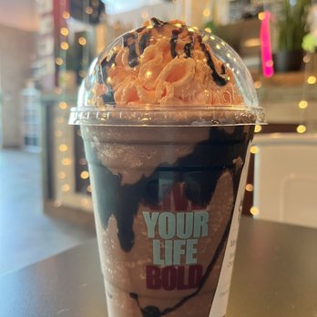 Wicked Voodoo Espresso - The Mexican Mocha Frappe with whip and chocolate sauce - Coffee & Tea Near Me - New Braunfels, Texas Wicked Voodoo Espresso - The Mexican Mocha Frappe with whip and chocolate sauce - Coffee & Tea Near Me - New Braunfels, Texas