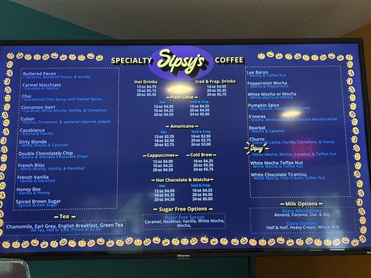 Menu photo 5 Sipsy's Coffee House Huntsville, TX Menu photo 5 Sipsy's Coffee House Huntsville, TX
