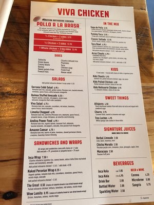 Menu photo 3 Viva Chicken Charlotte, NC