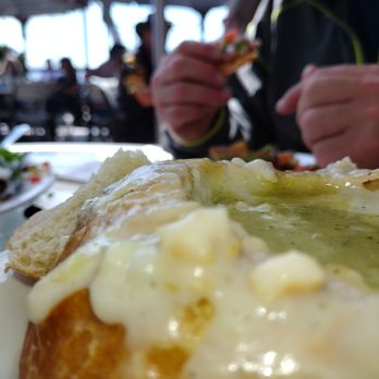 Bayside Cafe - California chowder - clam chowder with Green Chiles. Omg. So good. - Mexican Near Me - Morro Bay, California