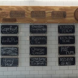 Today's flavors. The pops change from day to day. Today's flavors. The pops change from day to day.