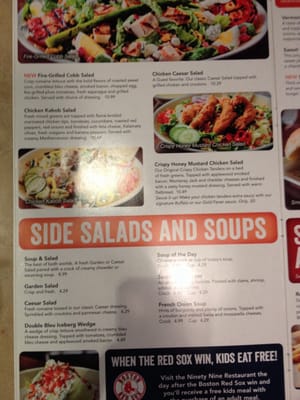 Menu photo 4 99 Restaurants Norwich, CT