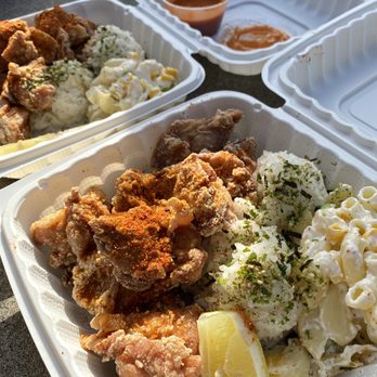Karaage Setsuna - Spicy Karaage Plate w/ a side of Red Sauce (spicy miso) - Japanese Near Me - Seattle, Washington