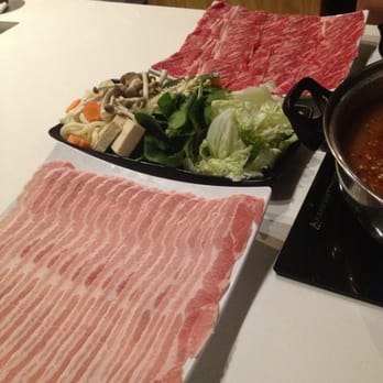 Nabe - Pork for kimchi and beef for spicy miso - Hot Pot Near Me - San Francisco, California