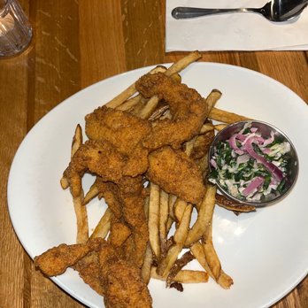 Maple Tree Inn - Fried catfish Hand - cut Cajun Fries. My favorite dish - Southern Near Me - Homewood, Illinois