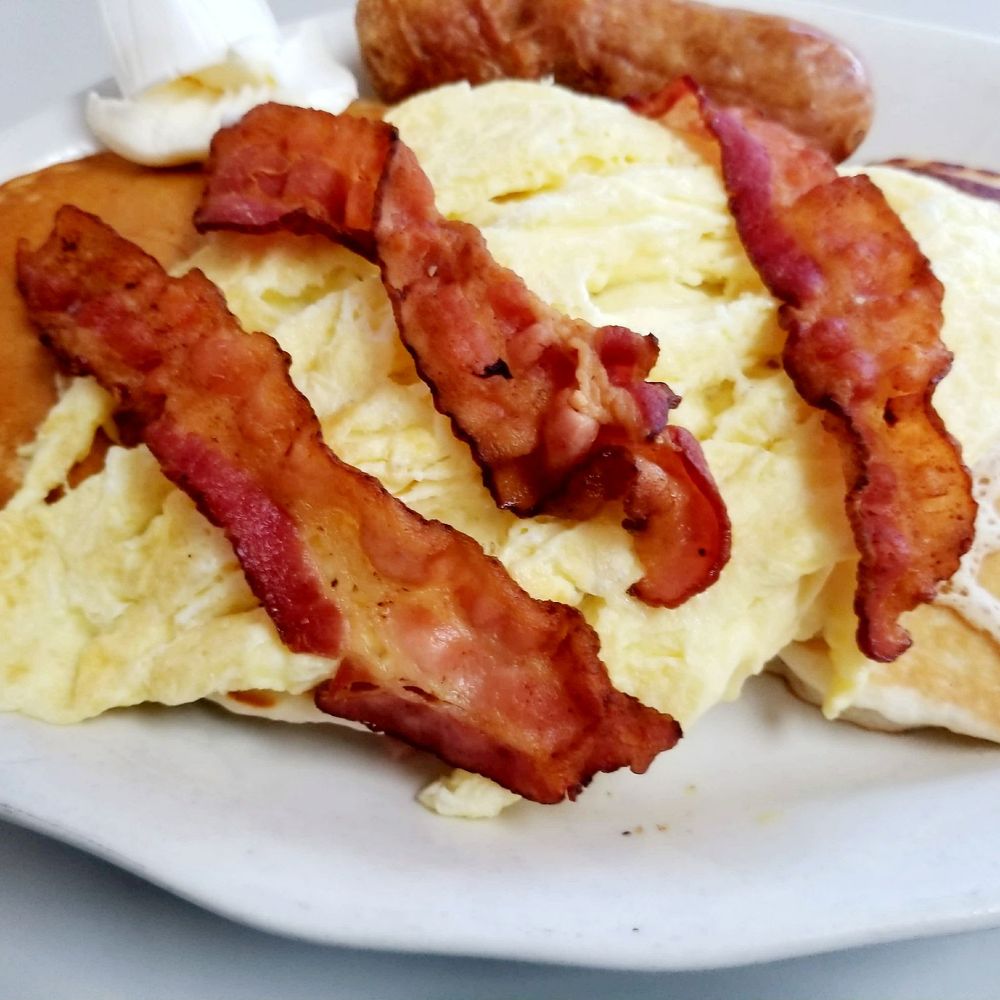Peter's Luncheonette - bacon and pancakes - American Near Me - Patchogue, New York Peter's Luncheonette - bacon and pancakes - American Near Me - Patchogue, New York